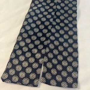 4 for $20 Elegant Navy and White Patterned Men's Bow Tie